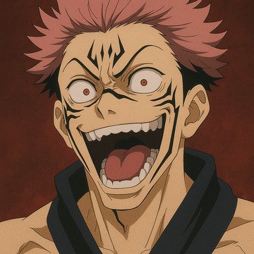 Sukuna Crazy Face