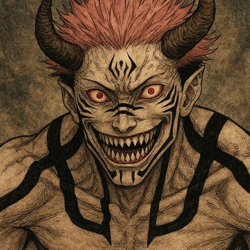 true form sukuna real face