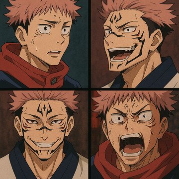 Yuji Itadori Sukuna Face